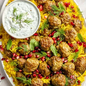 Meatball over Rice