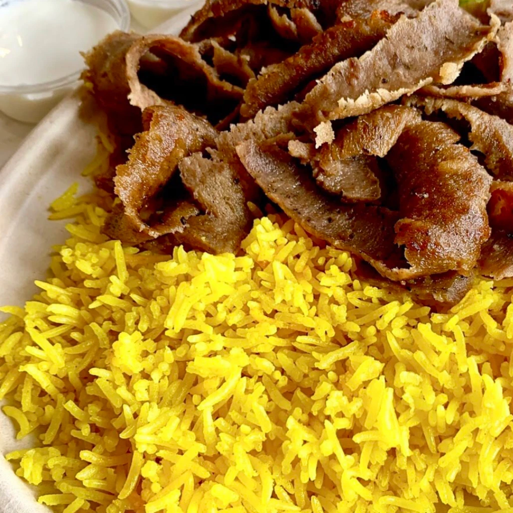  Beef Gyro over Rice